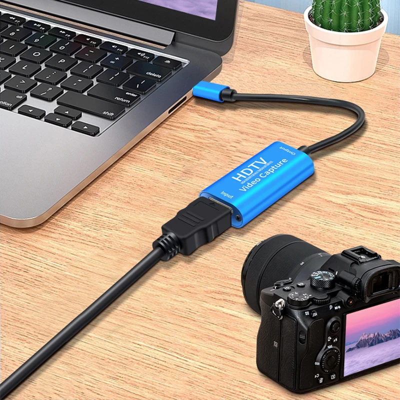 USB Typ C 3,1 auf HDMI-kompatible Video aufnahme karte 4k 1080p USB-C HD-Video grabber für PC-Spielkamera-Aufnahme Live-Streaming