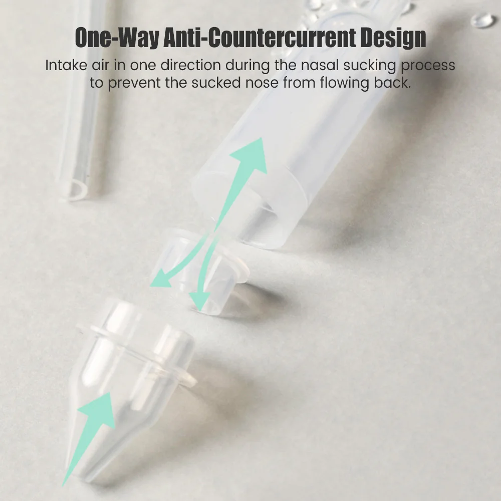 

Baby Nasal Aspirator Powerful Hand Pump Safe Comfortable Nose Cleaner for Newborns Toddlers Kids Congestion Relief Mucus Remover