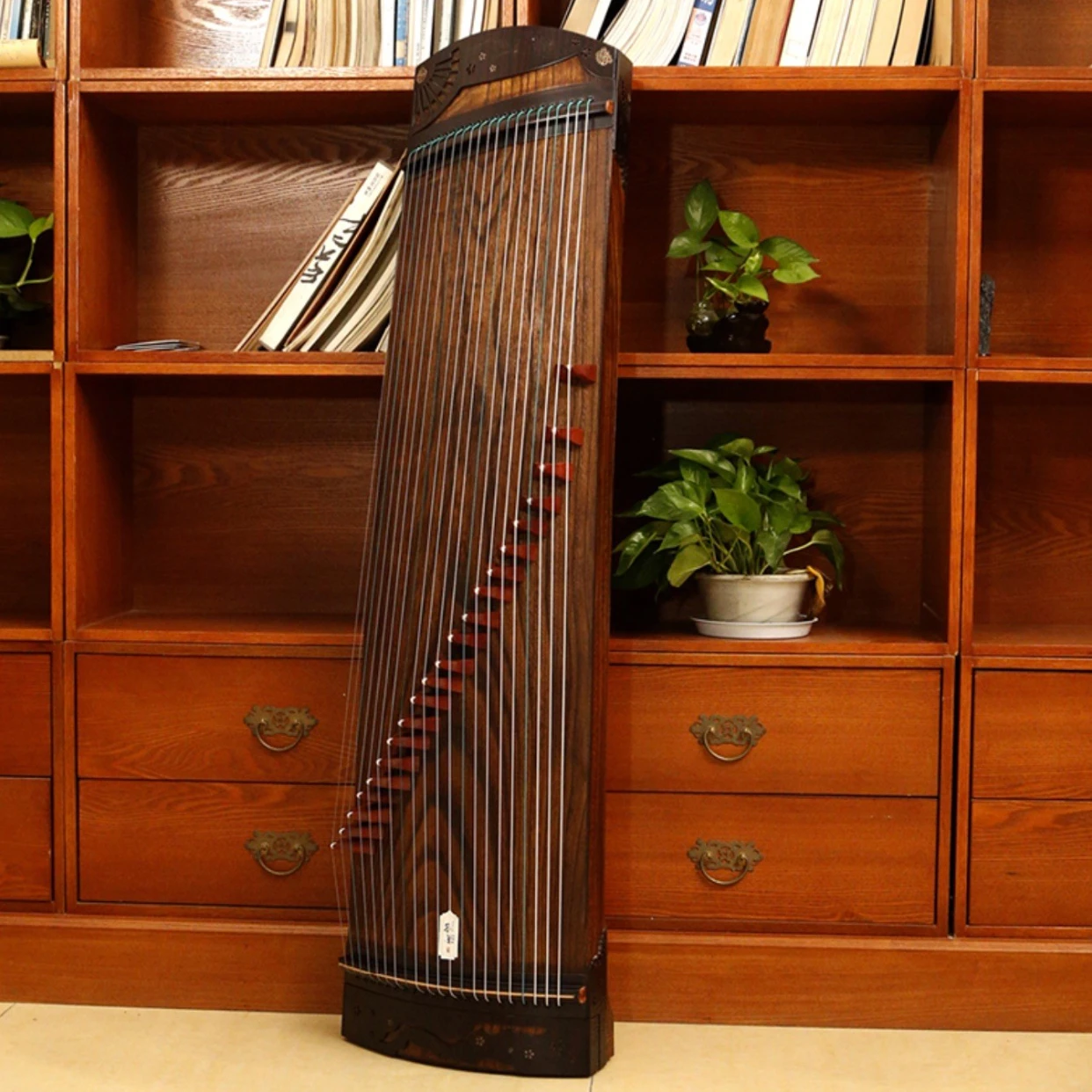 Small guzheng 130cm 21 string portable zither musical instrument suitable for children and adults