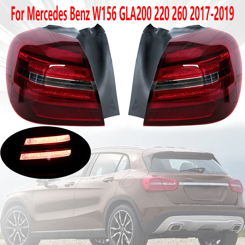 For Mercedes Benz W156 GLA200 220 260 2017 2018 2019 Auto Parts Tail Light Assembly Turn Signal Brake Light 15690609011569061001