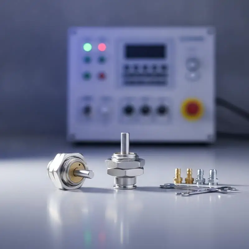 1Pcs Bore 5/10/15mm CJPB Pneumatic Cylinder SMC Type Single Acting Mini Air Cylinder Spring Return Silver Tone