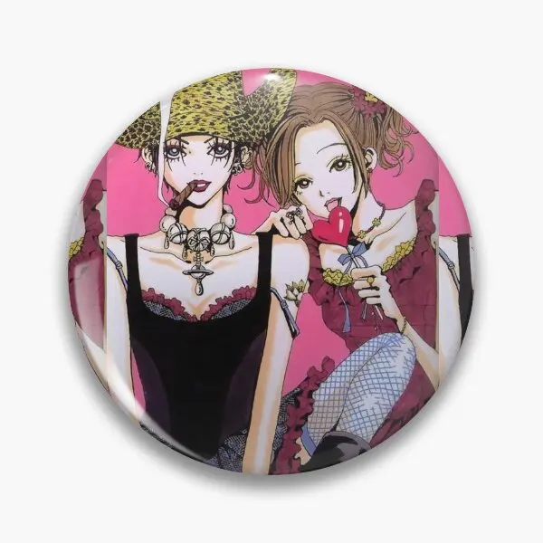 Nana Hachiko X Nana Ai Yazawa  Soft Button Pin Women Jewelry Hat Clothes Cartoon Badge Funny Collar Creative Lapel Pin Brooch