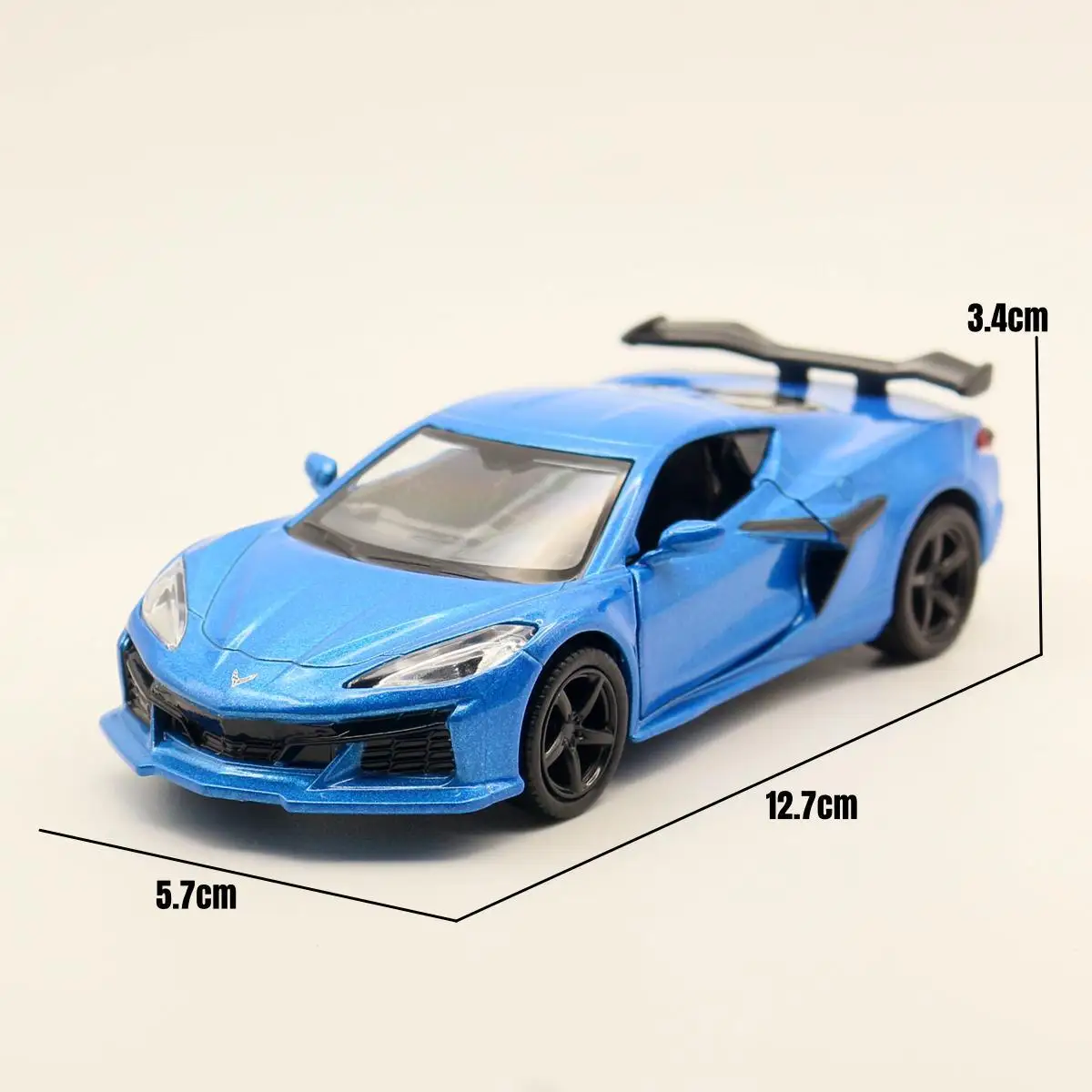 1/36 Chevrolet Corvette Z06 Model samochodu zabawkowego dla dzieci RMZ CiTY Diecast Racing Miniature Pull Back Collection Gift for Kid Boys