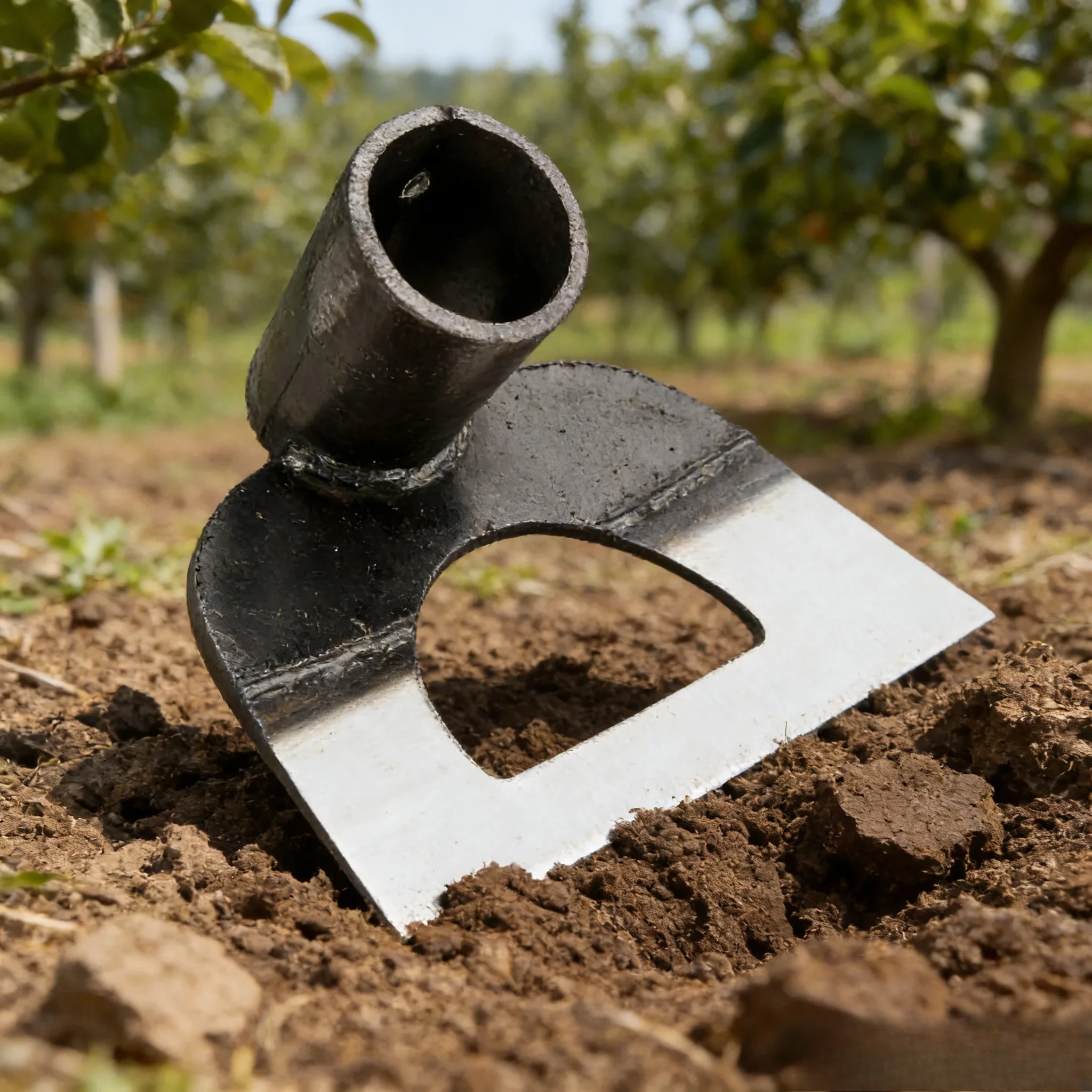 Essential for Horticulture! Steel Hollow Hoe & Hand-held Weeding Harrow, Great Tools for Loosening Soil in Vegetable Planting.