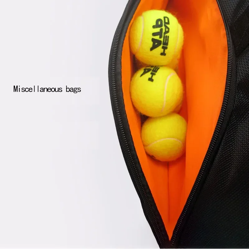 Borsa da Tennis originale di grande capacità zaino da Badminton per uomo donna borsa sportiva da 6 racchette borsa da Tennis borsa da Tennis