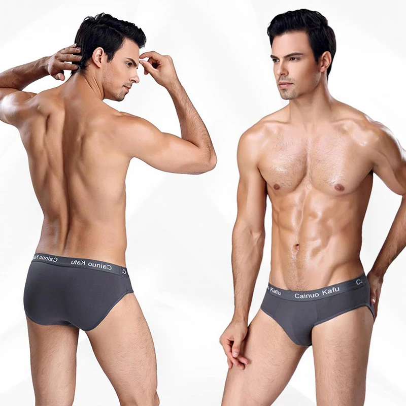 3 Pcs/lot Men\'s panties Silk Men\'s Underwear New 2022 Briefs Men Bamboo Fiber Mens Bodysuit Male Comfortable Solid Underpants