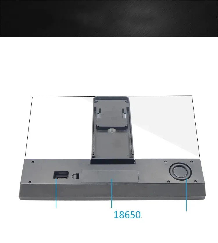 Amplifier layar ponsel 3d multifungsi, penguat layar ponsel 12 inci 2 in 1 dengan speaker bt modis