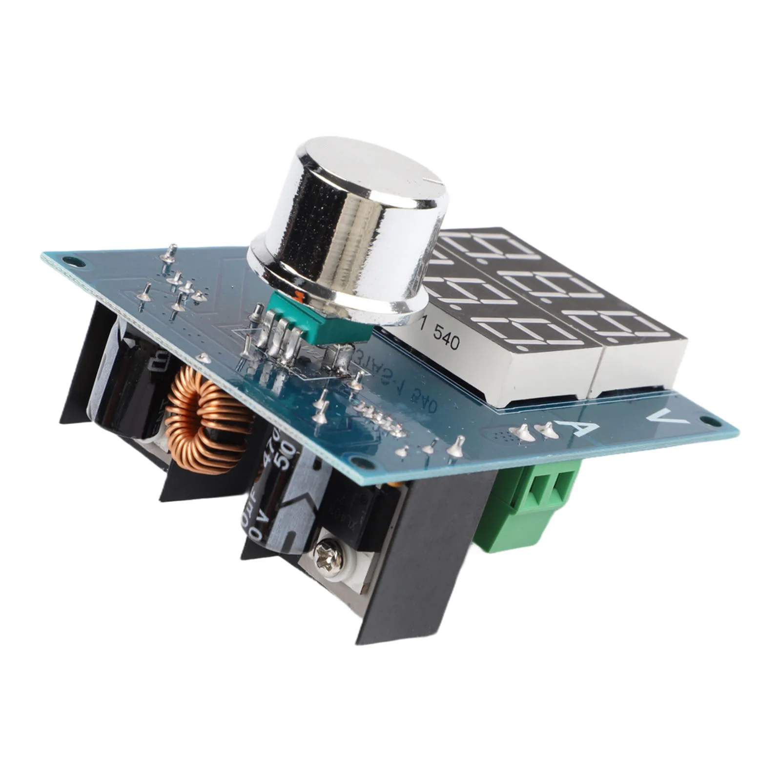 Real-time Voltage Display Current Regulator Module Aluminum Alloy Heat Sink Copper Core Inductor High-Power DC Module