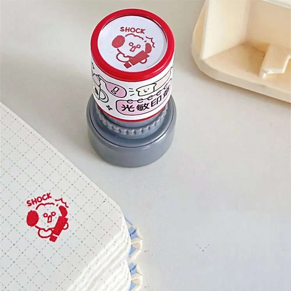 DIY Jelly Puppy Light Sensitive Stamp Craft Kawaii Standard Seal Stationery Creative Personalized School Stationery Stamps