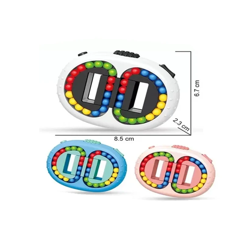 Bunte Bohnen Fidget Spinner Multifunktions-Finger-Spinnspielzeug Stressabbau-Dekompressionswerkzeug für Kinder und Erwachsene