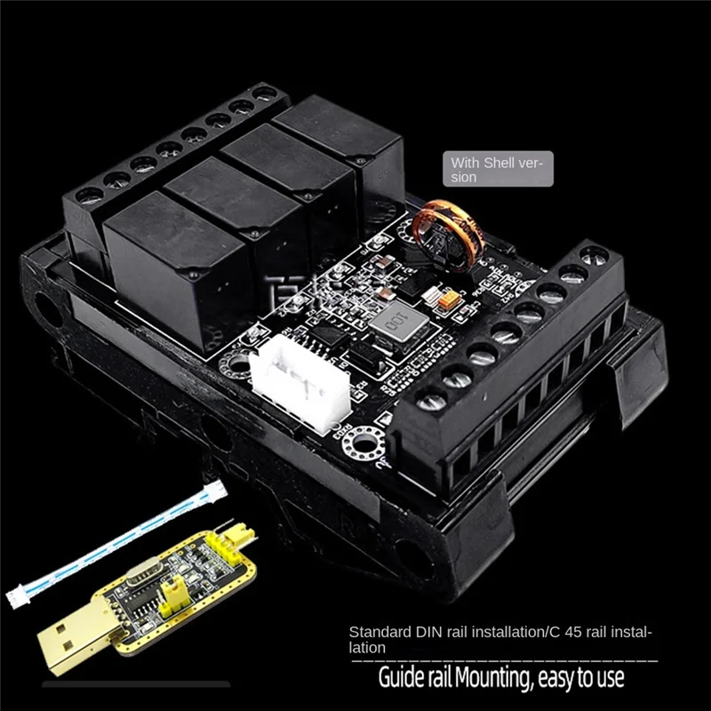 FX1N-10MR PLC 산업용 제어 보드 PLC 모듈, 아날로그 입출력, 프로그래밍 가능한 지연 릴레이 모듈