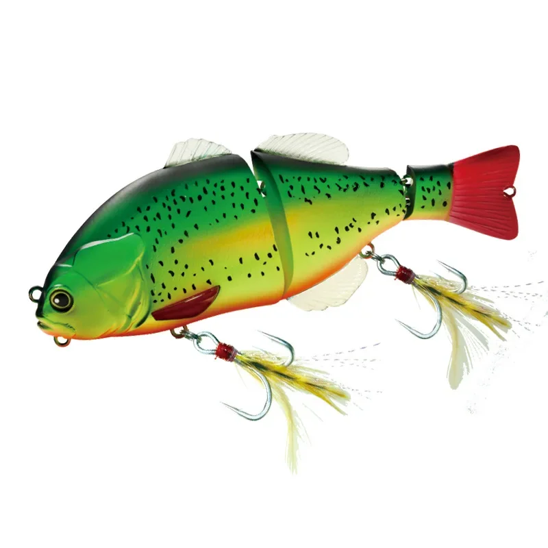 16cm 70g Lifelike Big Size slow floating Swimbait Multi Jointed Fishing Lure Pike Muskie Fish Lure Sea Fishing Bait Tackle