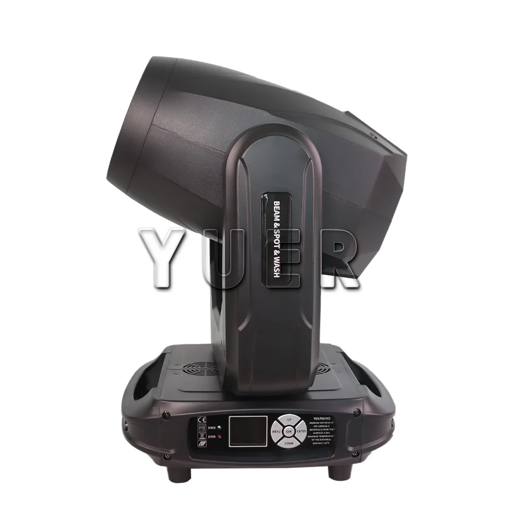 الذئب المحارب 380 واط شعاع بقعة غسل 3in1 تأثير 5 المنشور وظيفة التركيز الصغير RDM ستروب للحفل Dj ديسكو تتحرك إضاءة أمامية