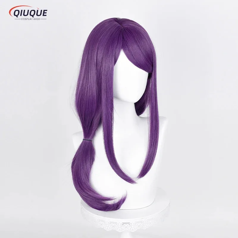 2025 yiyi 2 estilos kamishiro rize cosplay anime longo ondulado roxo resistente ao calor sintético festa de halloween perucas de cabelo + peruca ca