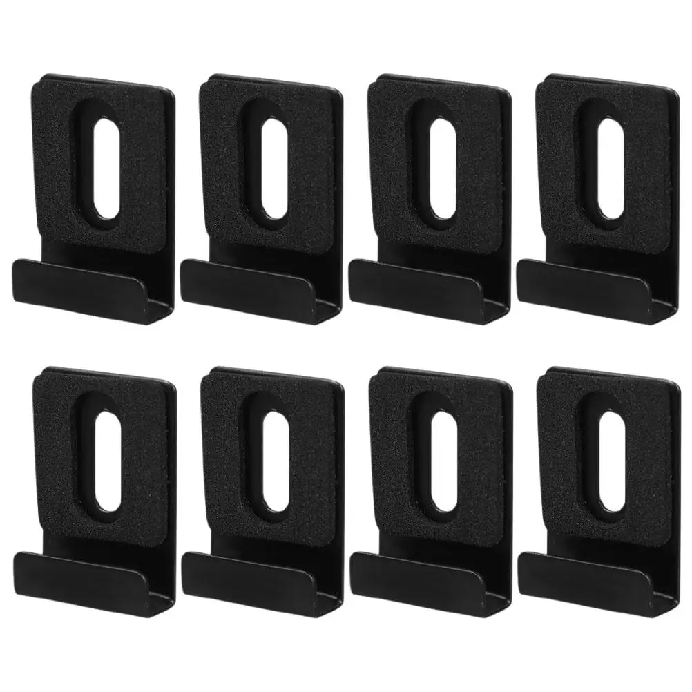

8 Pcs Mirror Clip Brackets for Hanging on Wall Heavy Mounting Hardware Metal Clips Stainless Steel Frameless