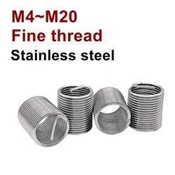 Fine thread Wire Thread Insert M4~M20 Stainless steel Screw Bushing Thread Repair