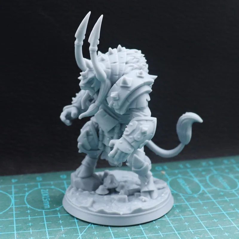 38mm 56mm Resin Model Minotaur Warrior Figure Unpainted DW-020