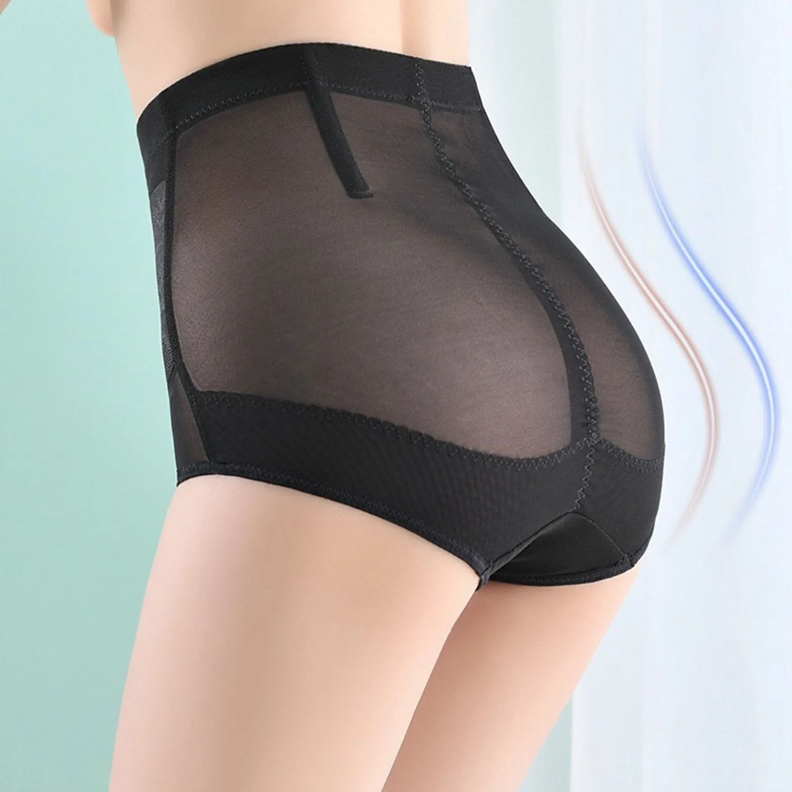 

High Waisted Shaping Panties Female Waisted Lifting Buttocks Bottom Underpants Tummy Control Women Seamless Underwear Calcinha