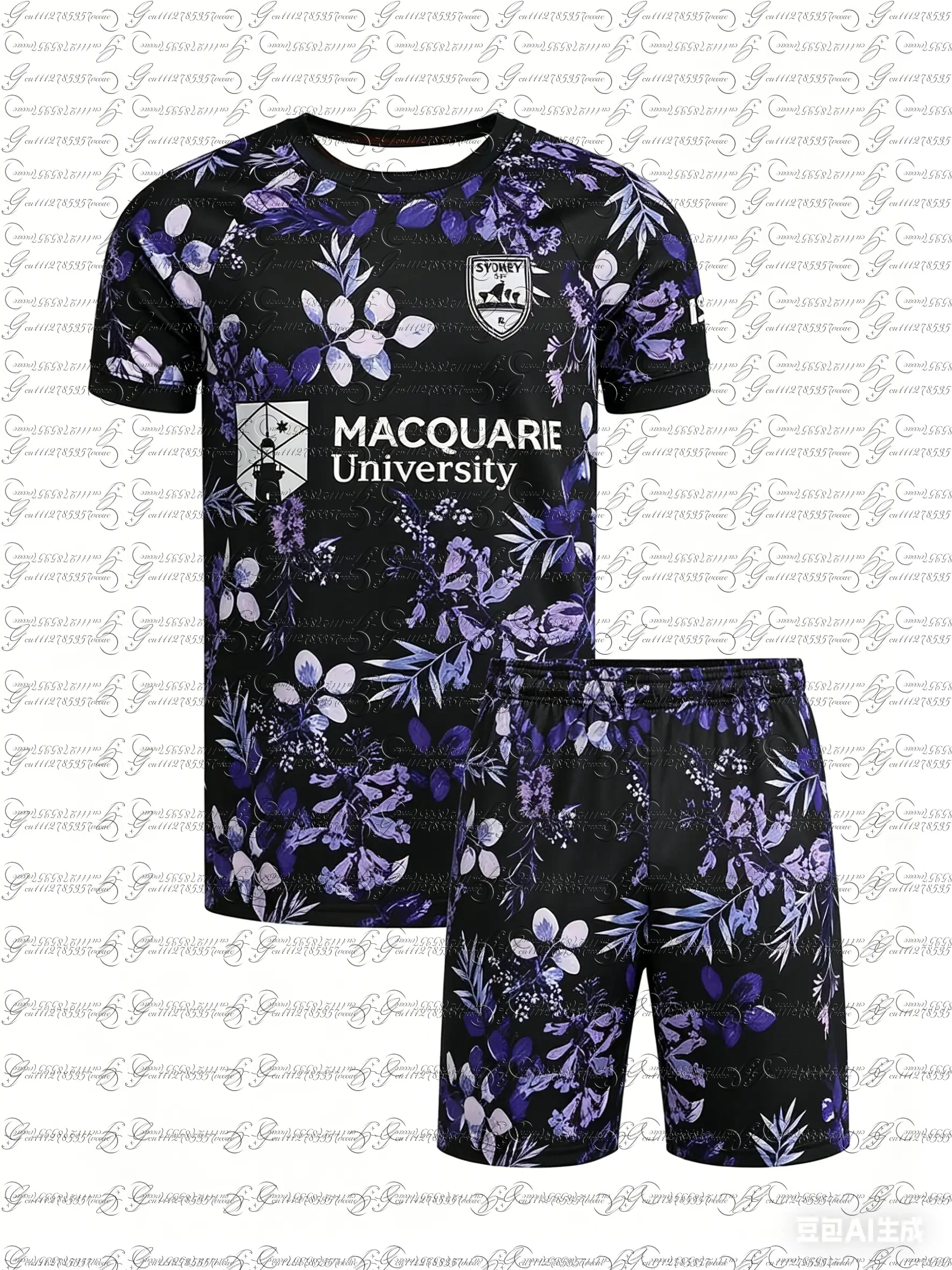 

25-26 Australia A-League Sydney FC Match Training GK Football Jersey Autumn Sports Dry Quickly Men's T-Shirt Set Clothing