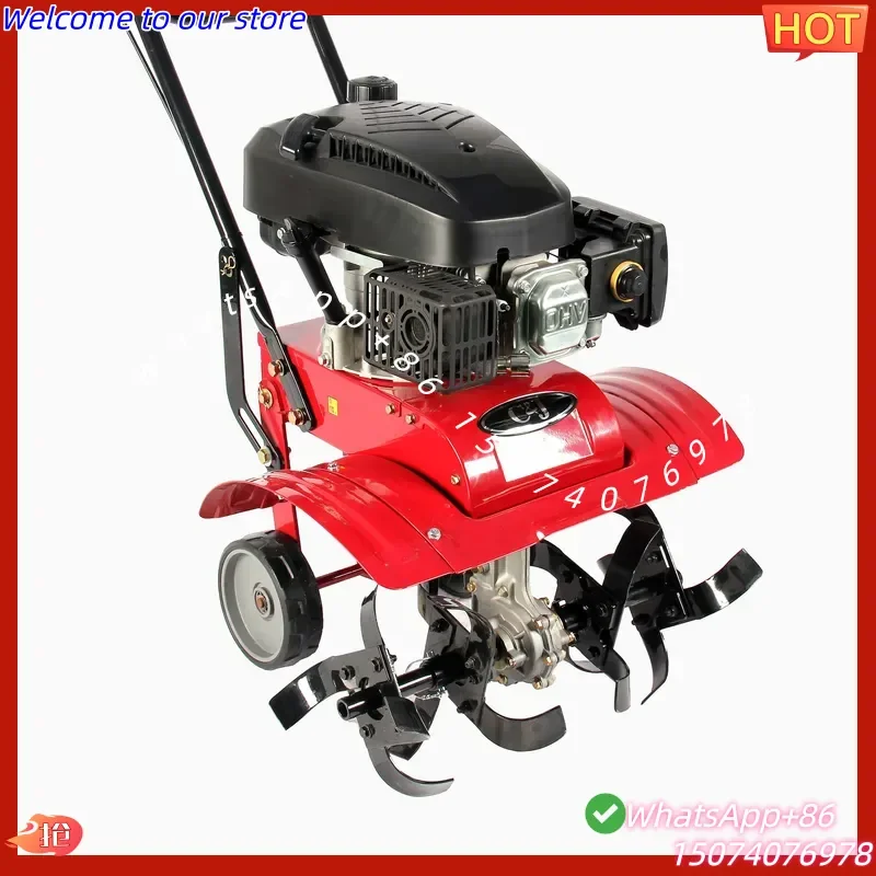 2026 New Model Household Micro-Tillage Rotary Cultivator Plow for Small Farm Ditching New Model Micro-Tillage