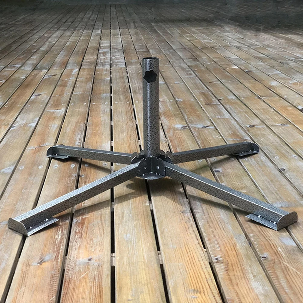 Outdoor Sun Umbrella Fold 3/4 Legged Base Support For Beach Seat Fishing Folding Bracket Plastic+steel Beach Fishing Tripod Part