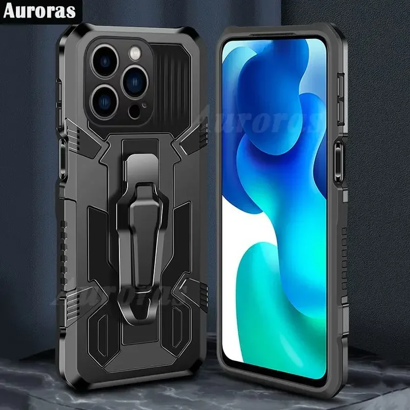 

Shockproof Armor Case for iPhone 16 Plus 16Pro Plus16 Soft Silicone+PC Metal Ring Stand Phone Back Cover for iPhone 16 Pro Max