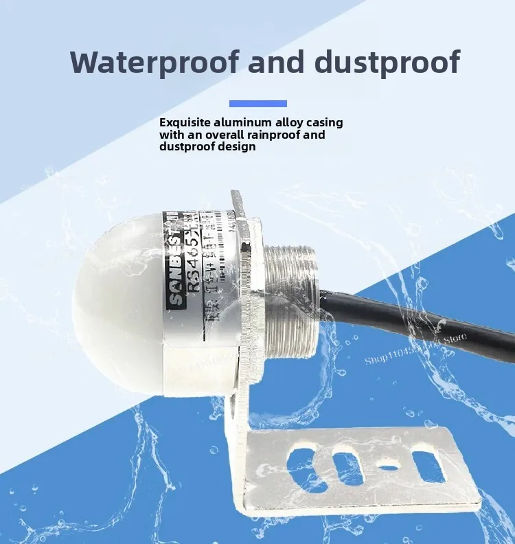 SM8760 Series RS485 Illuminance Sensor, MODBUS-RTU Waterproof Dustproof