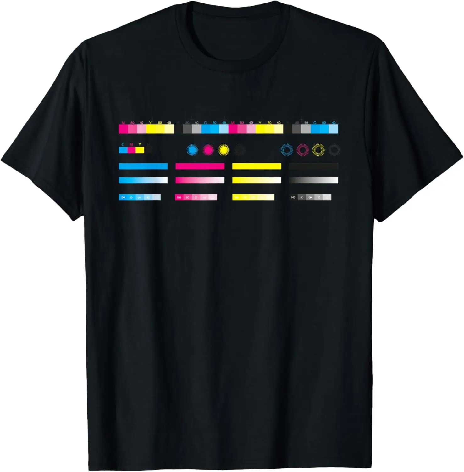 

CMYK T-Shirt Art Crop Trim Cut Marks Color Control Strips