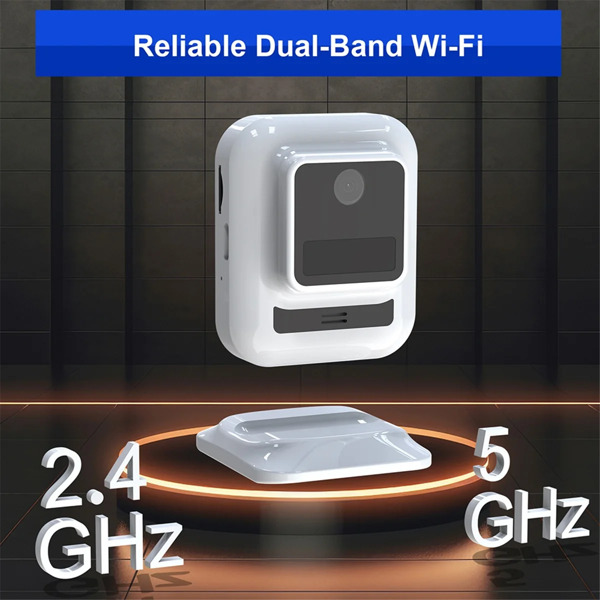 

DQ2G 5MP WiFi and 4G Mini Surveillance Camera HD Indoor Wireless Two Way Audio Night Vision Motion Detection Magnet Black