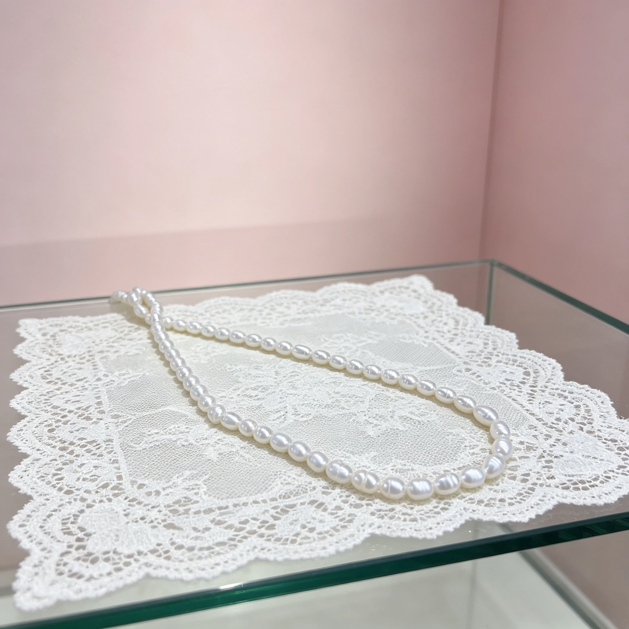 

4-5mmAA Natural Freshwater White Rice Pearl Sparkling Lustrous Isolated Bead Gift Jewelry Make DIY Necklace Bracelet Accessories