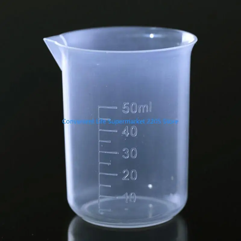 

91AC Silicone Resin Measuring Cups Tool Reusable Crystal Clear Epoxy Resin Tools Artwork Resin Casting & Mixing Supplies