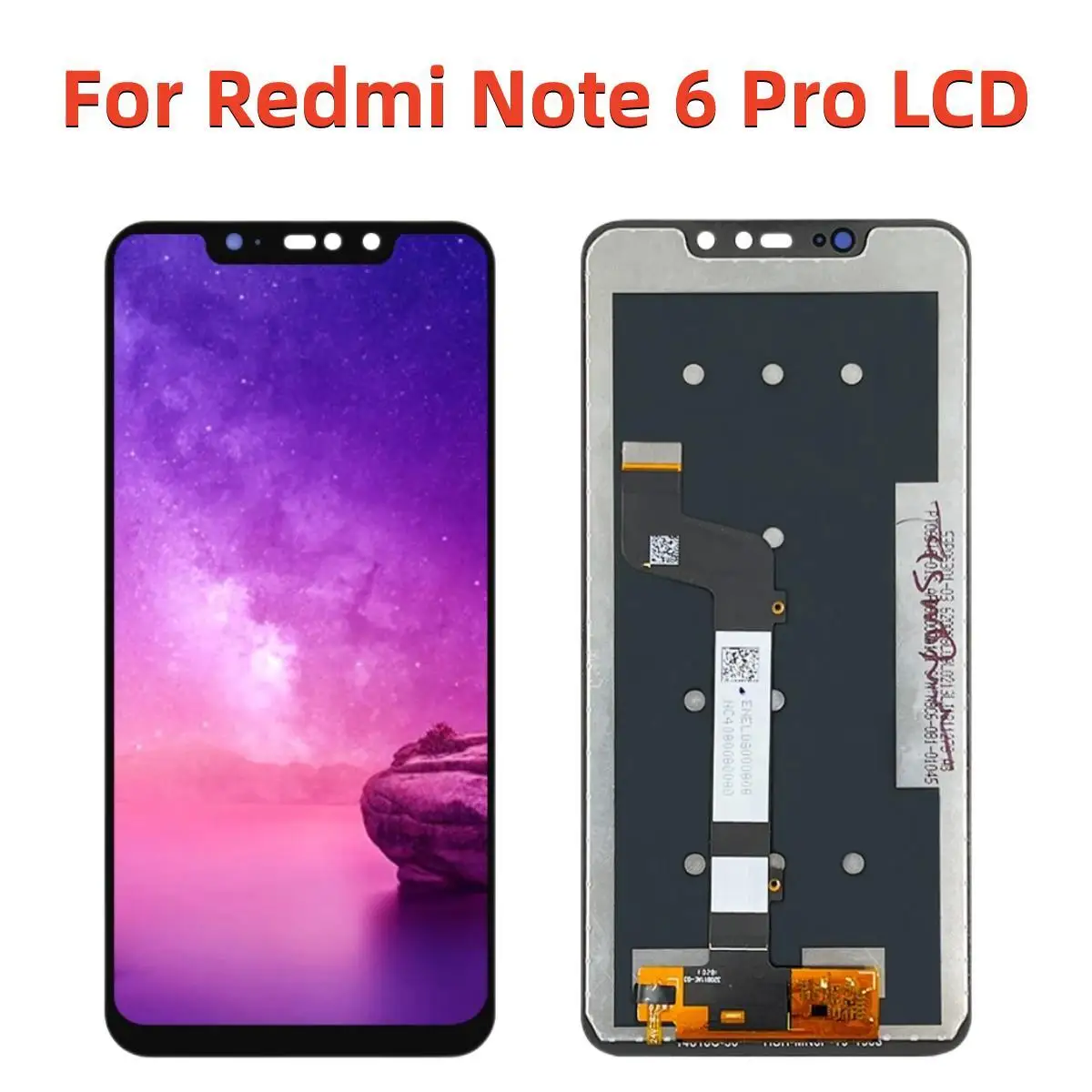 

Original For Xiaomi Redmi Note 6 Pro LCD Display Touch Screen Digitizer For Redmi Note6 Pro Assembly Replacement M1806E7TG