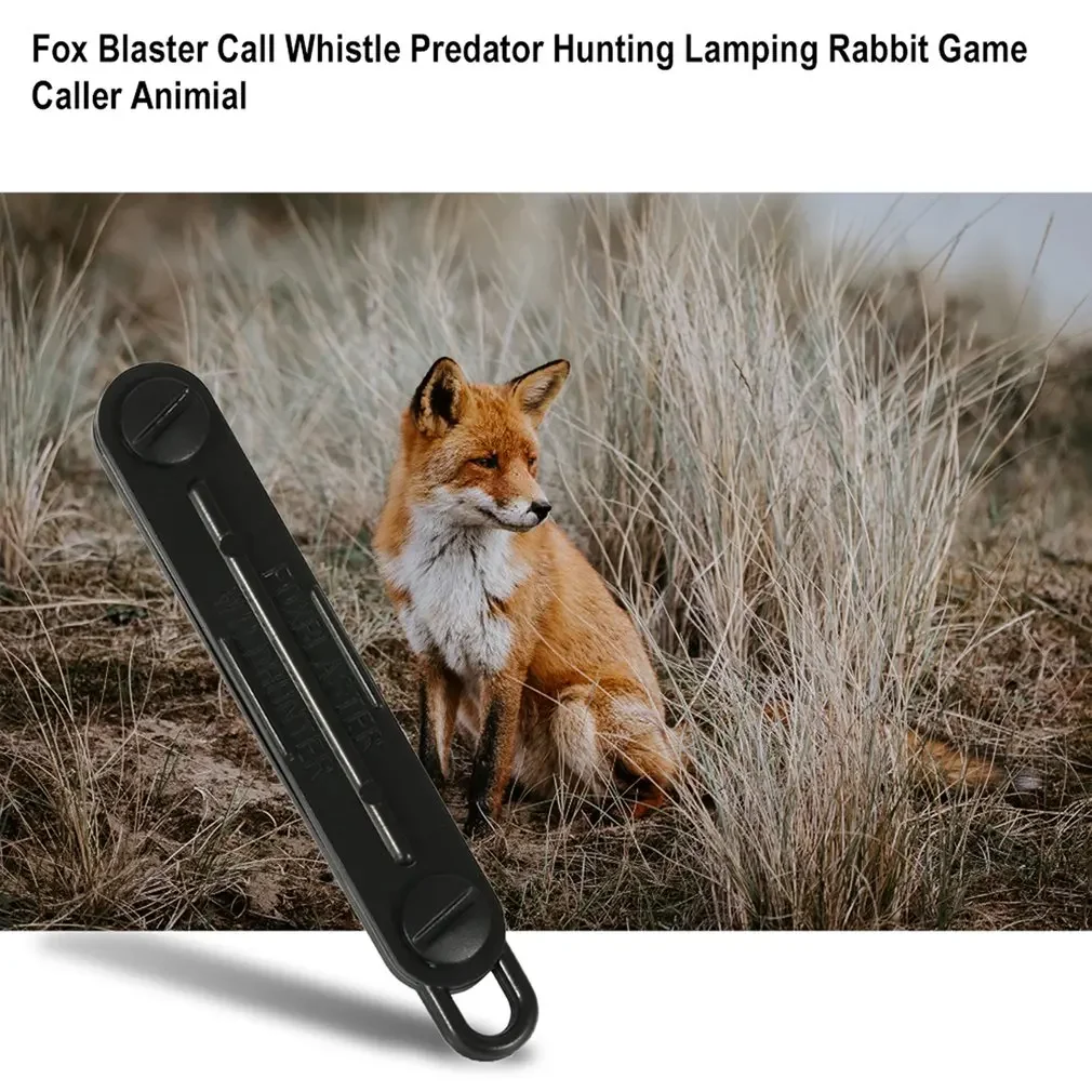 Black Fox Down Blaster Call Whistle for Predator Hunting & Rabbit Game Caller