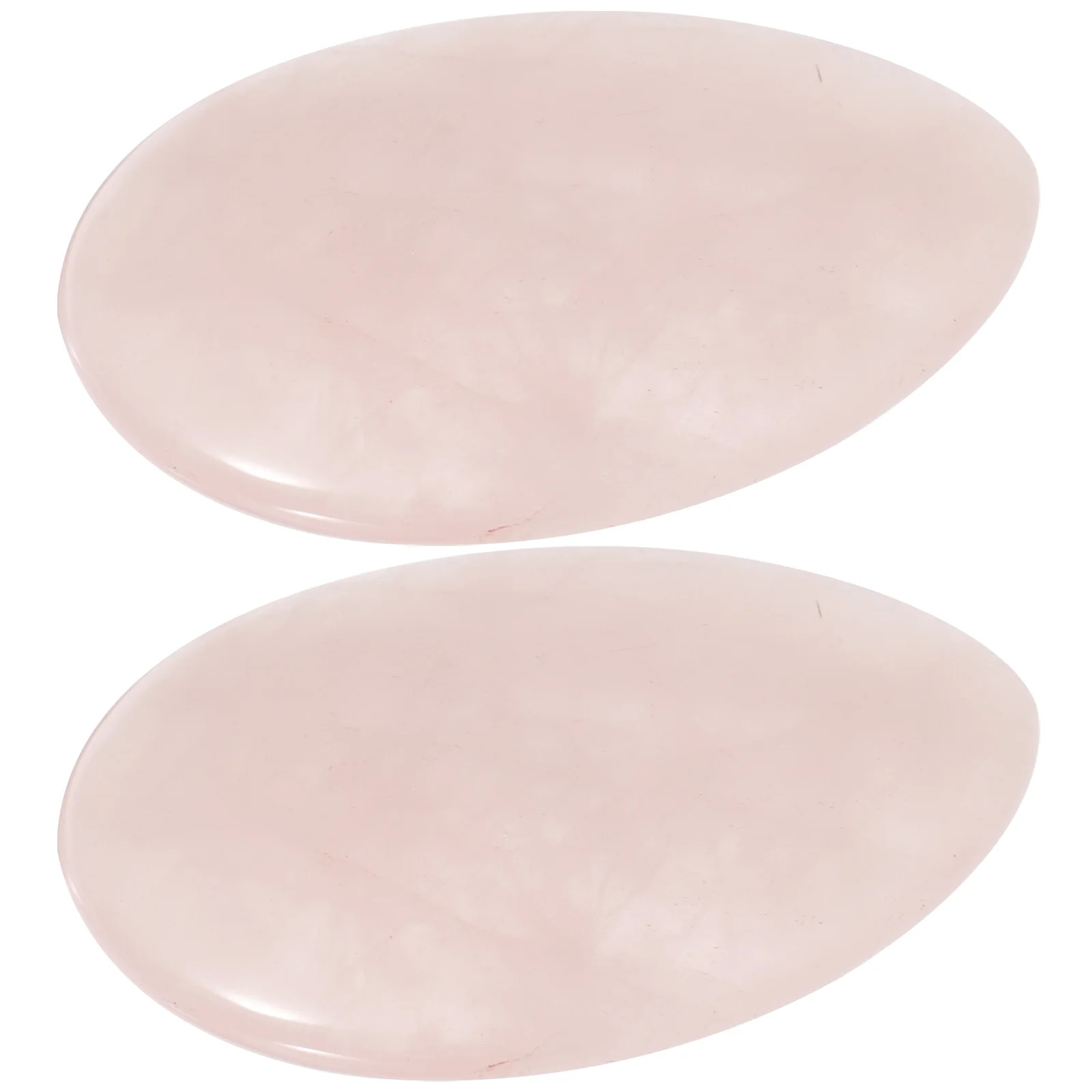 

2Pcs Natural Thumb Stone Mini Scraping Plate Portable Stress Relief Massage Stone for Face Neck Body Massage Relaxing Anxiety