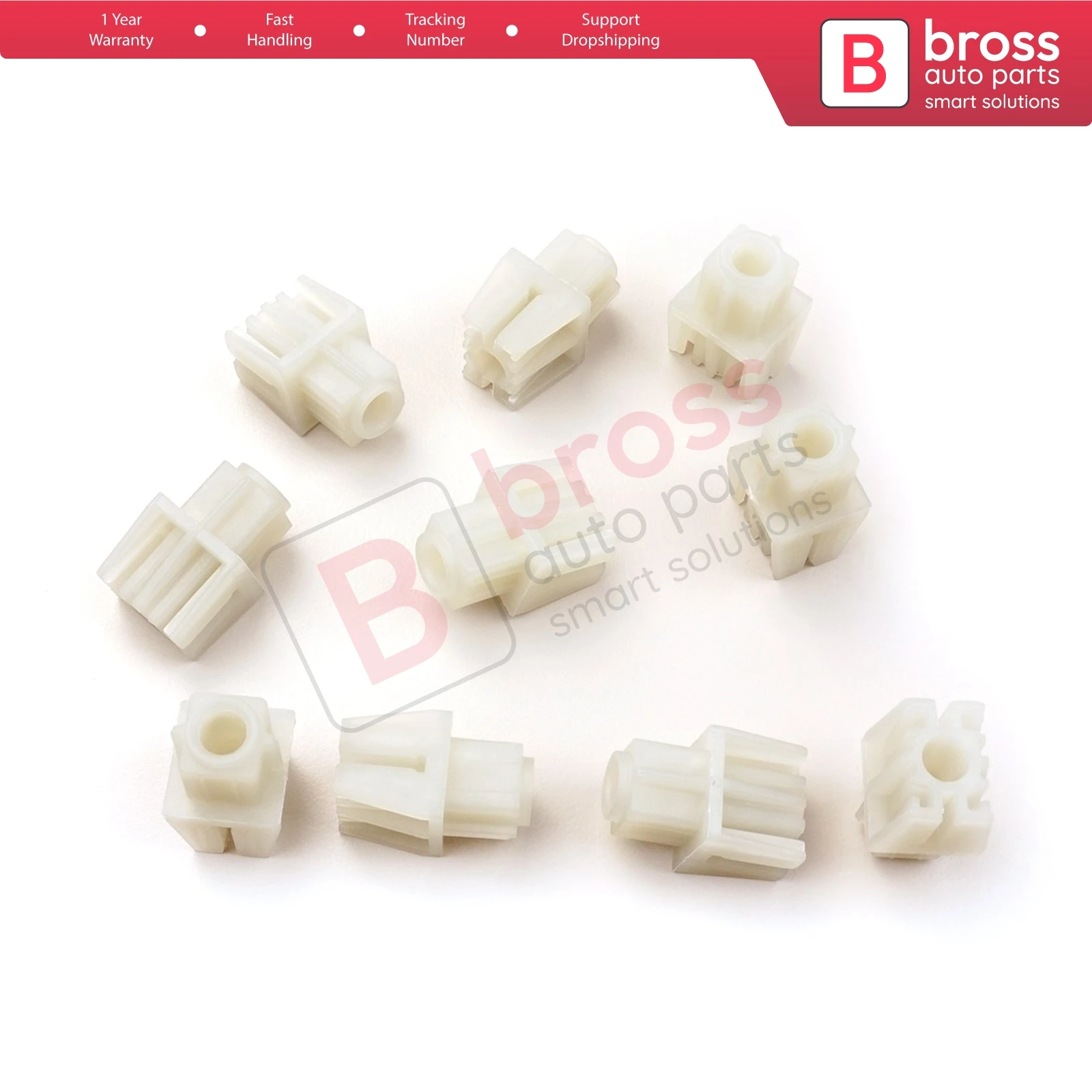 Bross Auto Parts BCP056 10 Pieces Cable End Rope Dowel for Window Regulator Winder Mechanism Type BCP056 Fast Handling