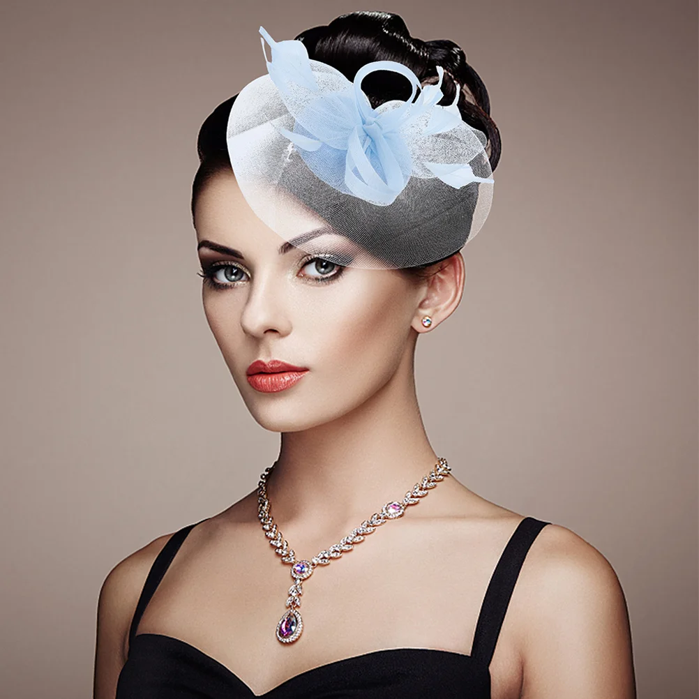 

Bridal Fascinator Hat Gauze Mesh Veil Mini Top Hat Hair Accessories Wedding Party Headpiece Bridal Headdress
