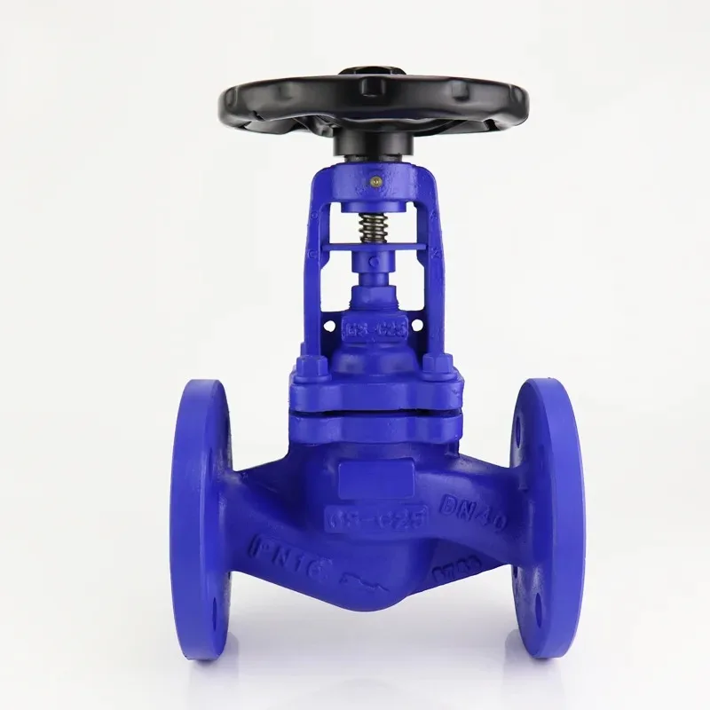 

Stainless Steel/Carbon Steel/ CF8/ WCB Flange Wedge Globe Valve High Temperature Steam Special Corrugated Pipe Stop Valve DN100