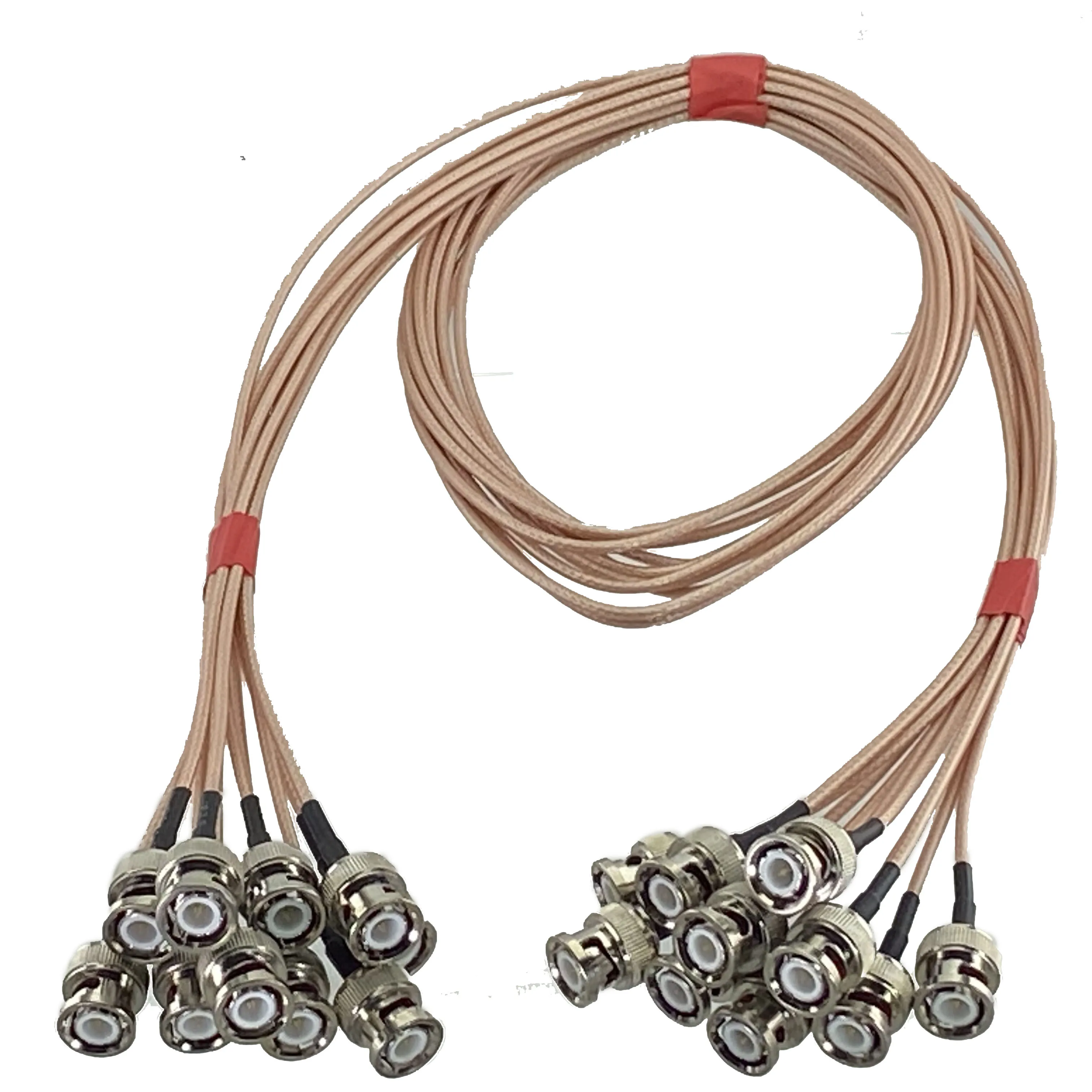 RG316 BNC Male Plug to BNC Male Plug Crimp Connector RF Pigtail Coax Jumper Cable Wire terminals 6inch~10FT