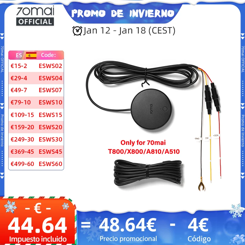 70Mai 4G Hardwire K…