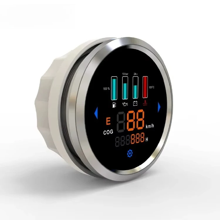 KUS Customizable Alarm Gauge 3inch Multifunctional LCD Instrument TFT Gauge for for Marine Yacht 4