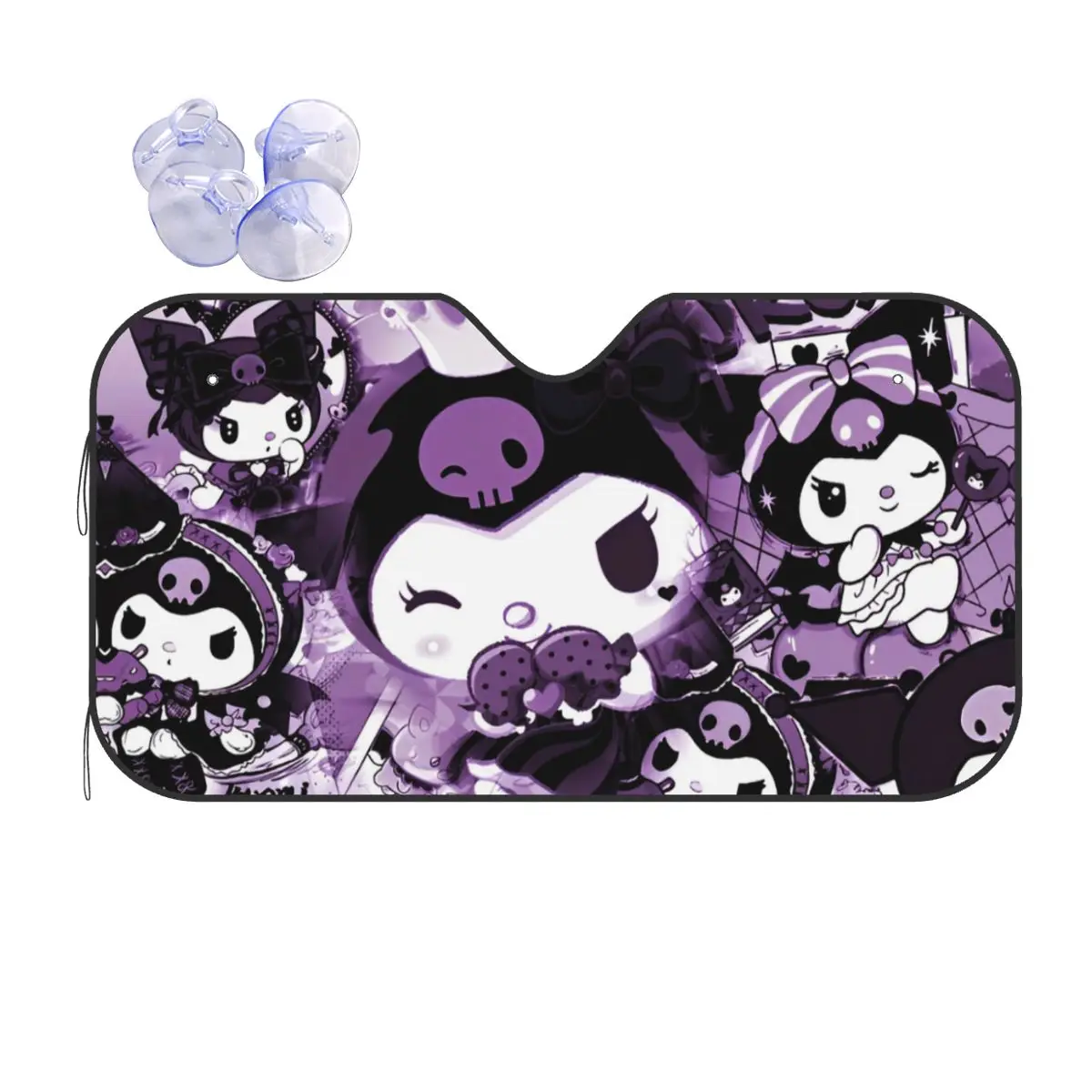 

Kuromis Windshield Sunshade Vintage Car Front Windshield 70x130cm Sun Visor Blinds Sun Shade Protect