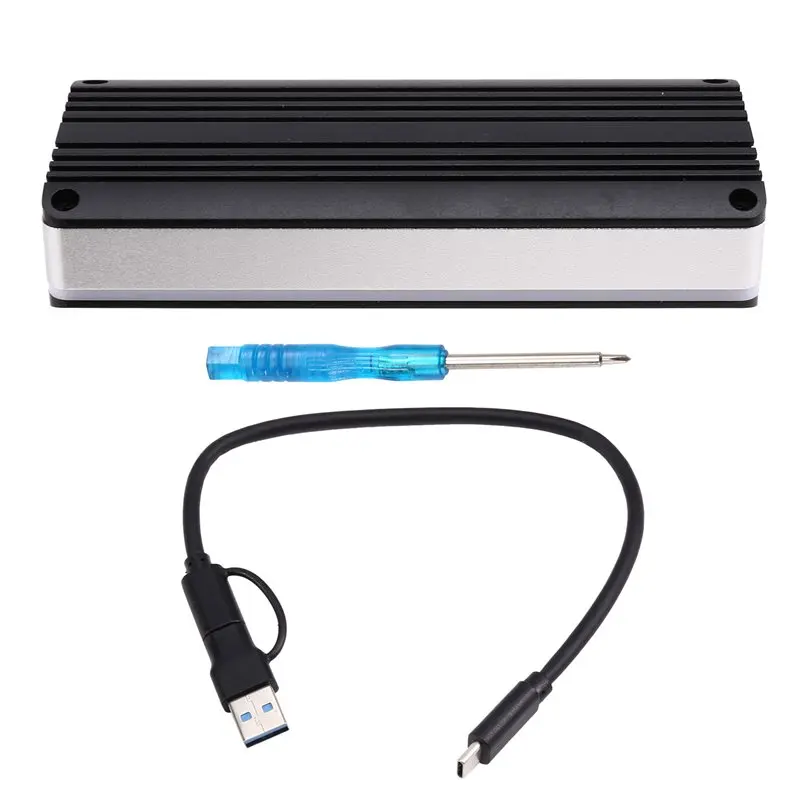 

N75R-For Mac Air Pro Mini Imac Laptop Compatible SSD Enclosure- Thunderbolt 3.2 Interface 20 Gbps High-Speed RGB Support Transmi