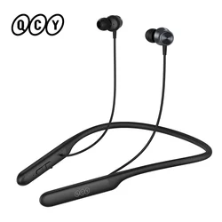 QCY C2 écouteurs sans fil Bluetooth 5.2 tour de cou casque de sport écouteurs intra-auriculaires Charge rapide 50H longue durée de vie de la batterie