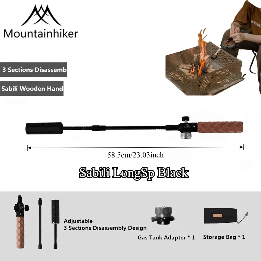 

MOUNTAINHIKER Усовершенствованные газовые горелки для сорняков, сжигатели травы, уличные газовые факелы, горелки для барбекю, оборудование для кемпинга