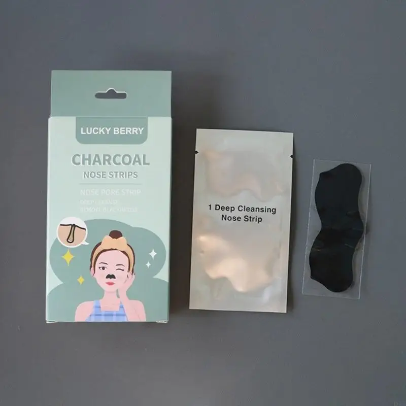 E65F Blackhead Remover neuspore strips voor diepe reiniging, wist zwarte kop en instanten poriën losmakende mee -head neusstrips