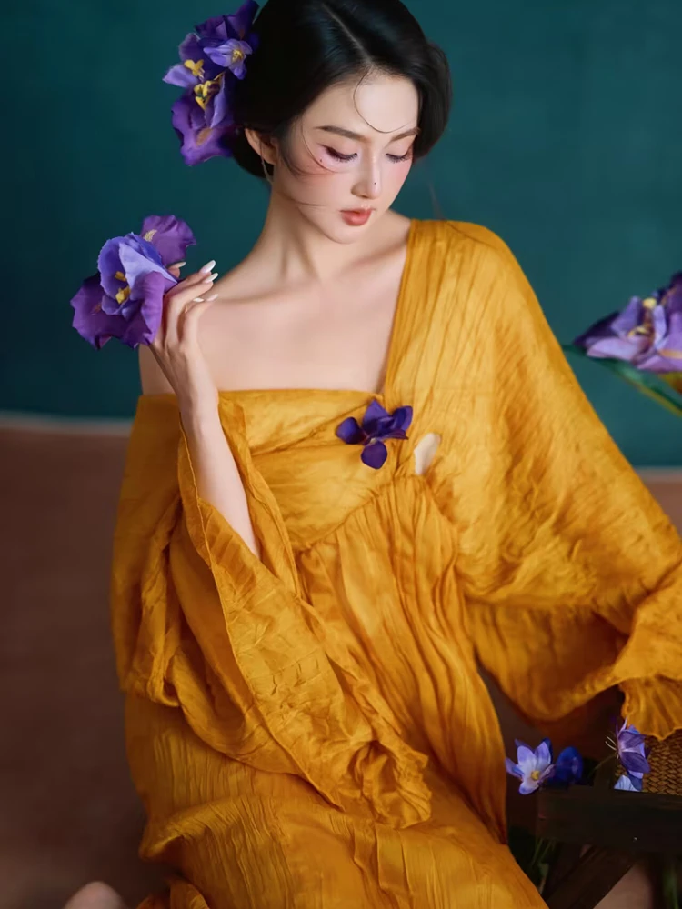 新しいスタジオ中国禅スタイルレトロ油絵シンプルポートレートア - Photography Zen のレビューと価格