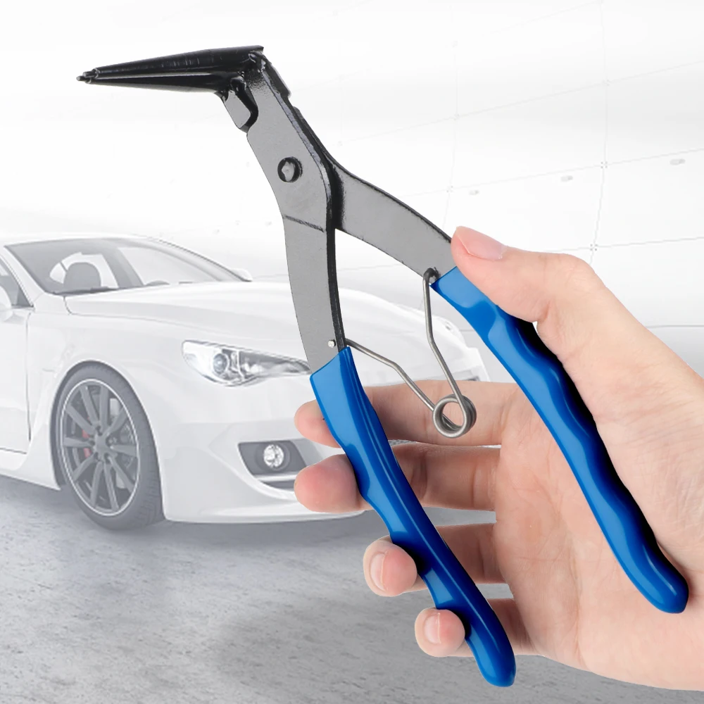 Long Nose 90° Bent 90 Degrees Bending Pliers Heavy-duty Cylinder Internal Ring Remover Snap-Ring Pliers