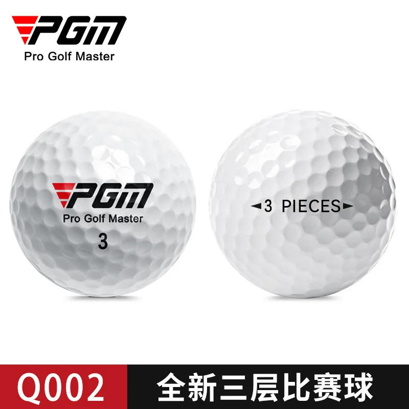 PGM 1PCS GOLF Tournament Ball Three-tier 42.7mm Game Balls Golf Practice Ball 80% Q002 Wholesale