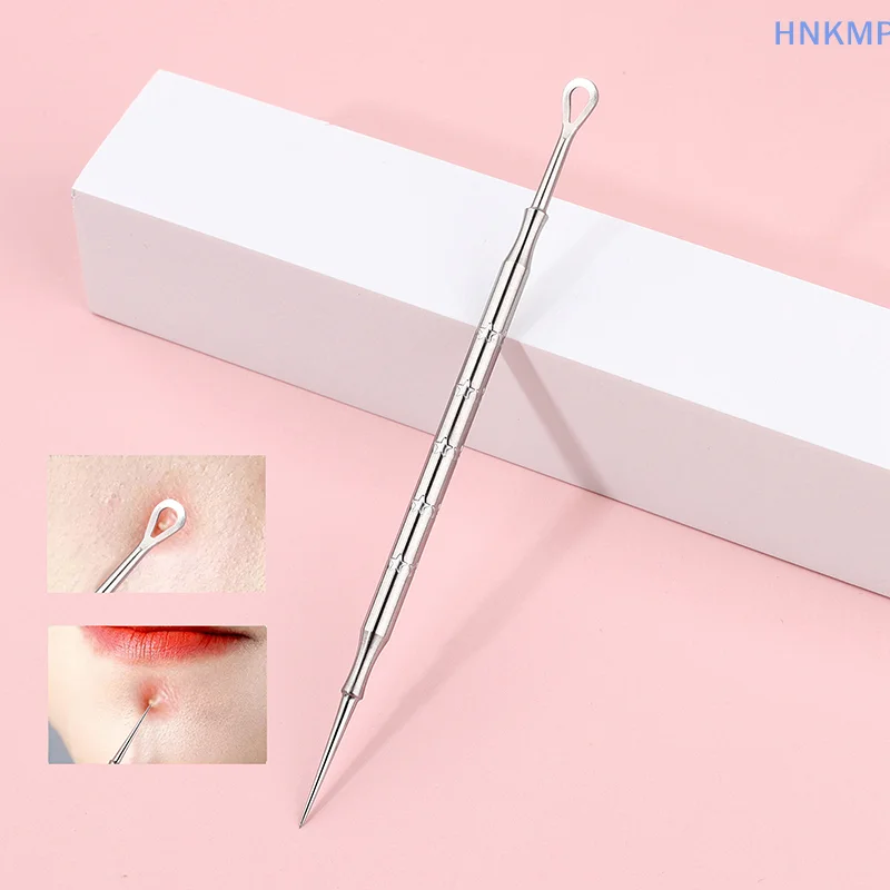 Black Dot Pimple Blackhead Remover Tool Needles For Squeezing Acne Tools Spoon For Face Cleaning Comedone Extractor Pore Cleaner