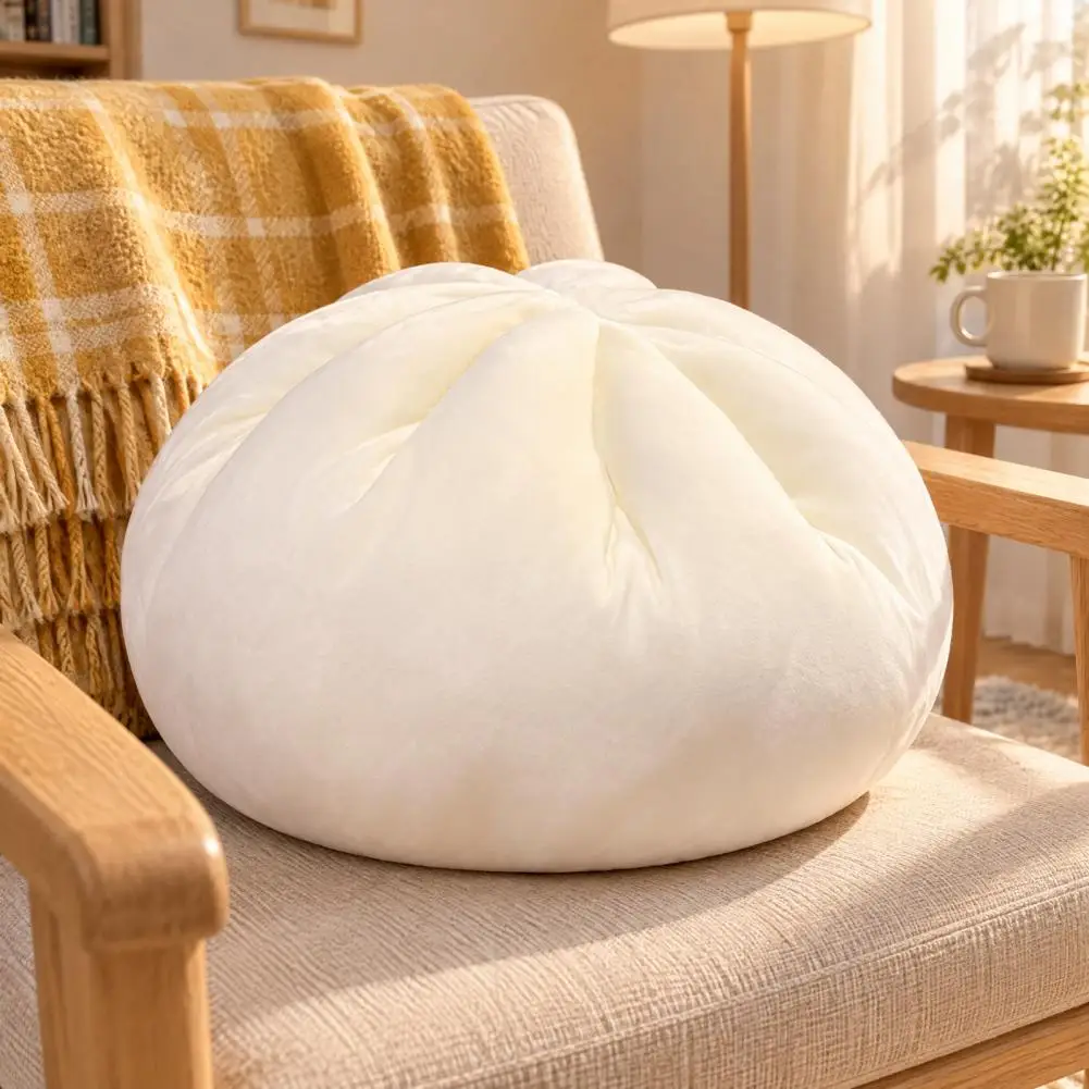 Plush Doll Toy for Kids Baozi Plush Pillow Dumpling Plush Pillow with Soft Pp Cotton Filling Comfortable Baozi Cushion for Home